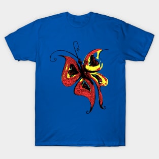 Red butterfly T-Shirt